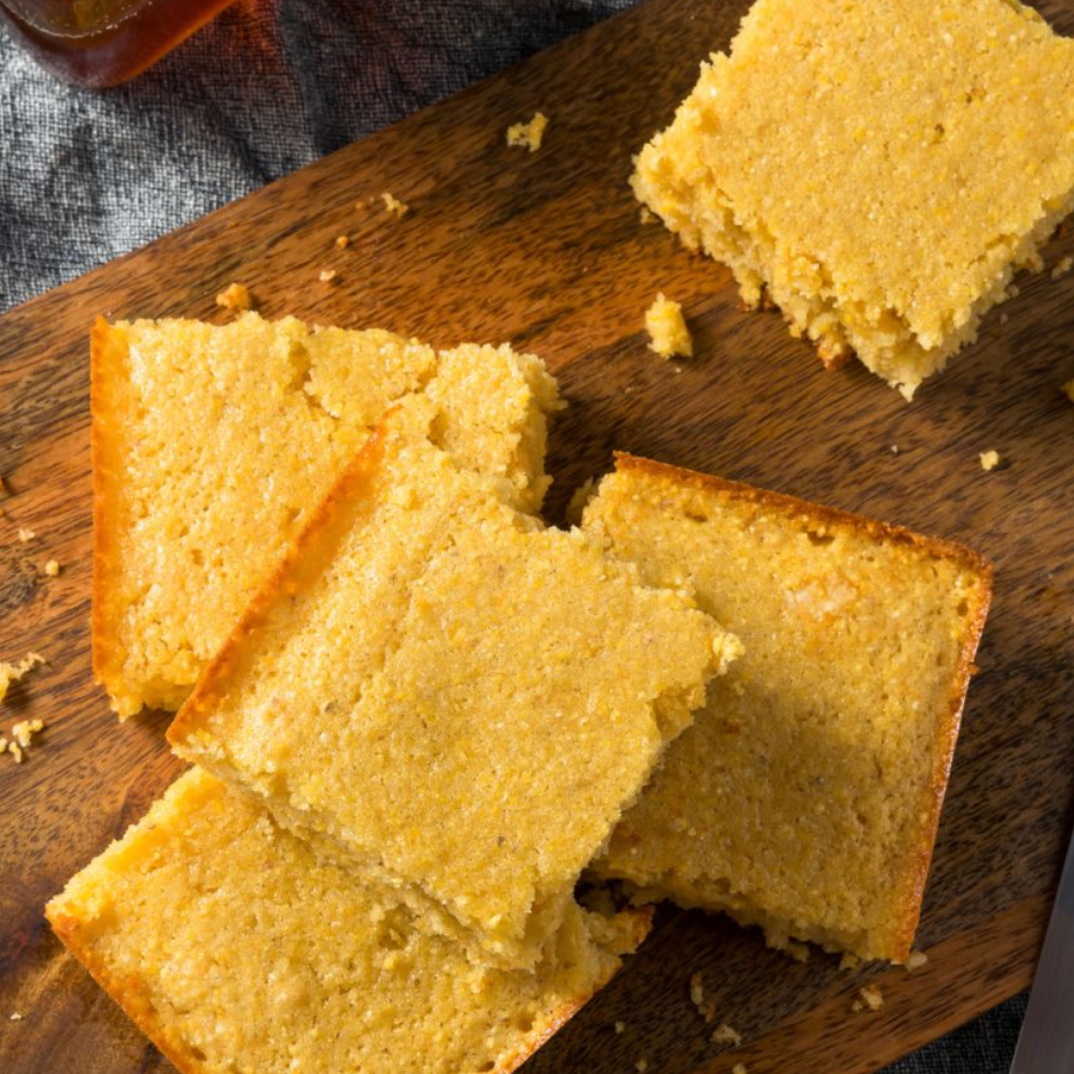 Moist Golden Honey Cornbread Recipe