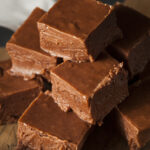 creamy old fashioned fudge in blocks