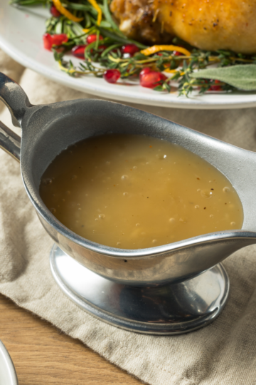 How much gravy per person chart for holiday dinners with serving tips and hosting guidelines.